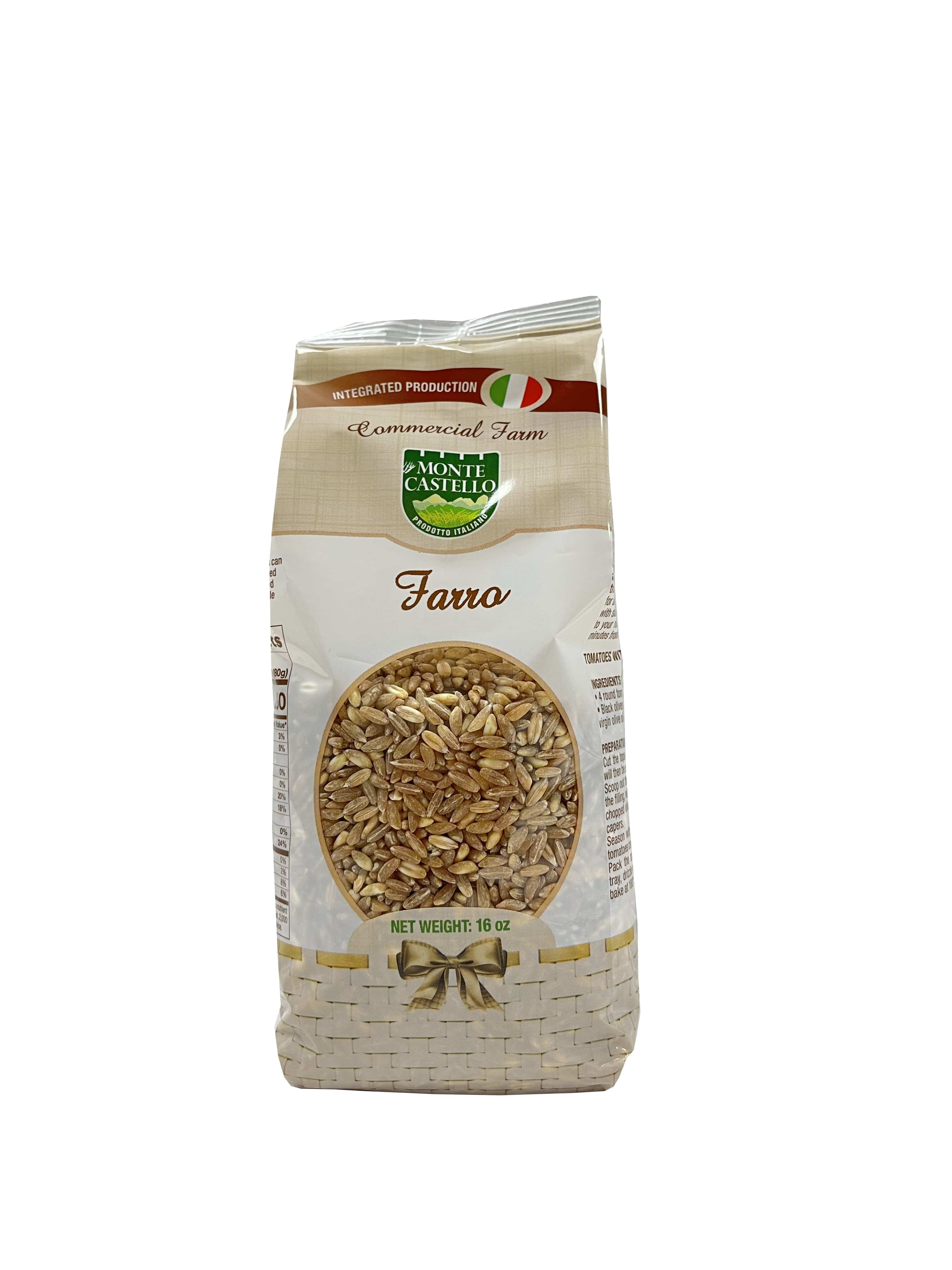 Monte Castello Spelt Farro, Pearl Spelt, 1.1 lb | 500g