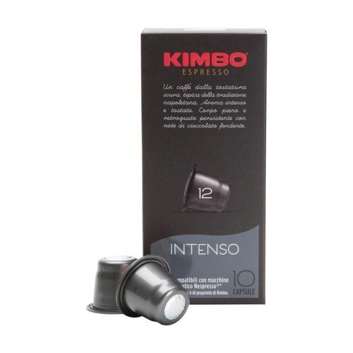 Nespresso Compatible Kimbo Intenso Espresso Capsules - 1 Case 100 Capsules.  Nespresso Original Line Only. (100 Capsuiles)