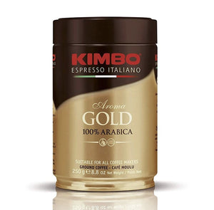 KIMBO Espresso Aroma Gold TIN 250 g/ 8.8 oz.