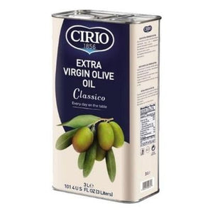 A can of Cirio Extra Virgin Olive Oil Classico, 3l - 101oz