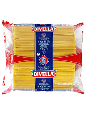 A pack of Divella Linguine, 5kg - 11lb