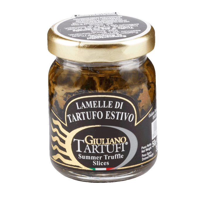 Lamelle di tartufo estivo / Sliced summer truffle glass jar, Giuliano Tartufi