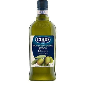 bottle of extra virgin olive oil by cirio