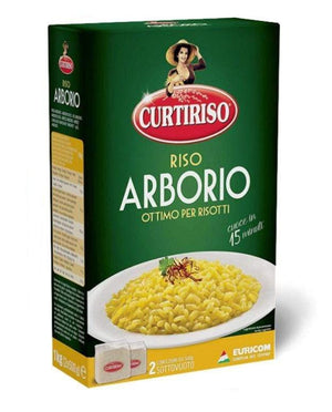 A box arborio rice by Curtiriso for italian risotto