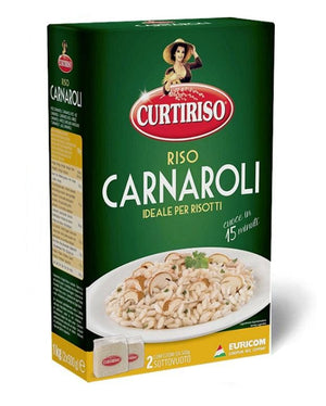 A box of Curtiriso Riso Carnaroli Ideale per Risotti, 1kg - 2.2lb