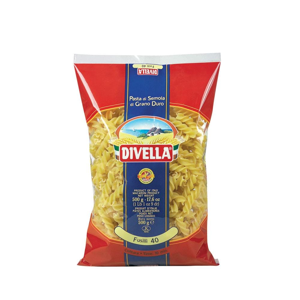 Divella Fusilli Pasta Enriched Macaroni Product - 16.00 oz