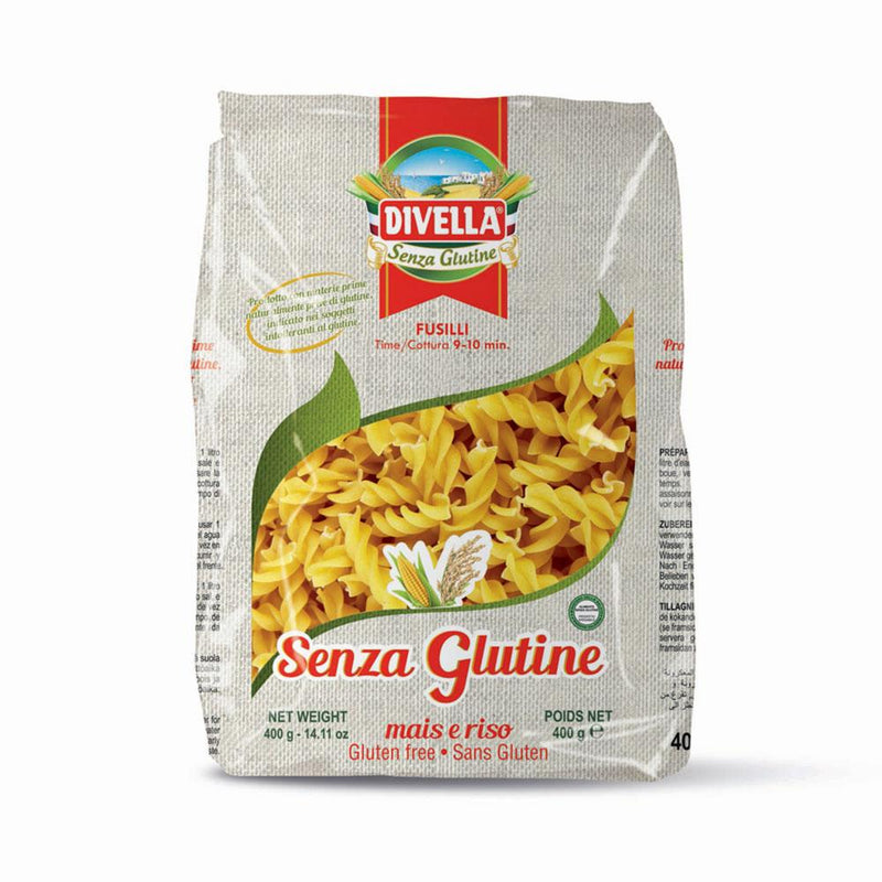 Divella - Gluten Free Fusilli - 400 Gr - 14.11 oz